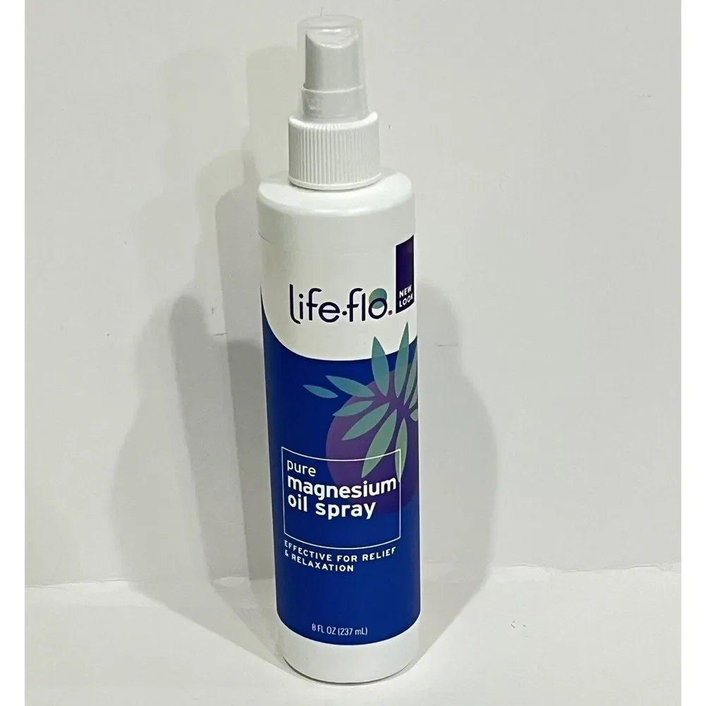 Life Flo Health Pure Magnesium Oil 8 oz 237 ml Not Tested on‎ Animals